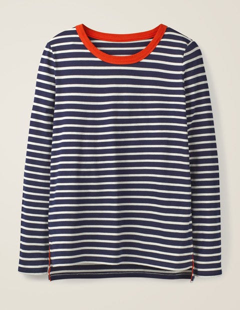 Crew Neck Breton - Navy/Ivory Crew Neck Breton - Navy/Ivory