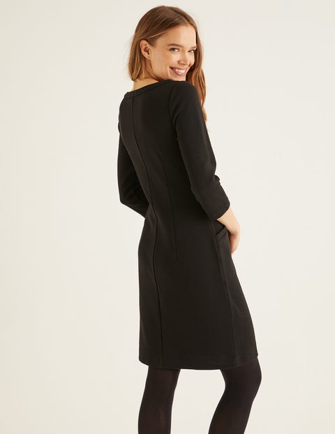 Jasmine Ottoman Dress - Black Jasmine Ottoman Dress - Black