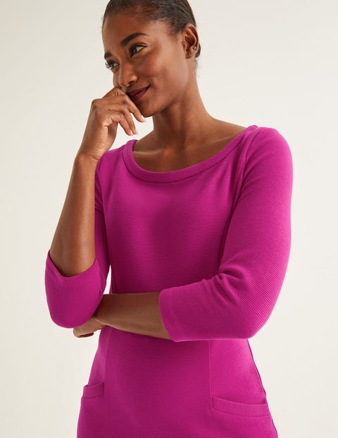 Jasmine Ottoman Dress - Vibrant Plum Jasmine Ottoman Dress - Vibrant Plum