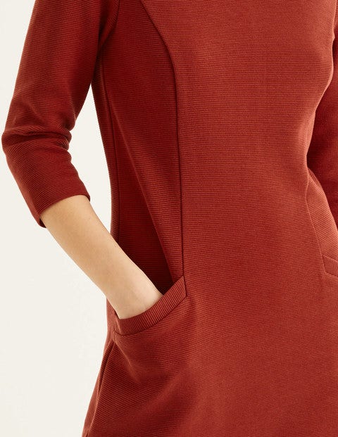 Jasmine Ottoman Dress - Conker Jasmine Ottoman Dress - Conker