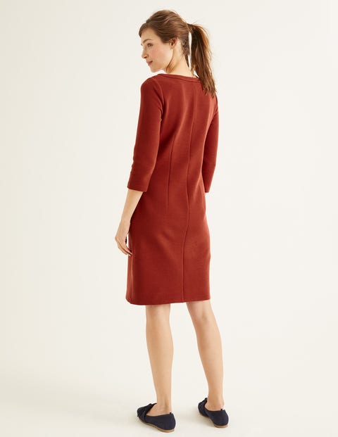 Jasmine Ottoman Dress - Conker Jasmine Ottoman Dress - Conker