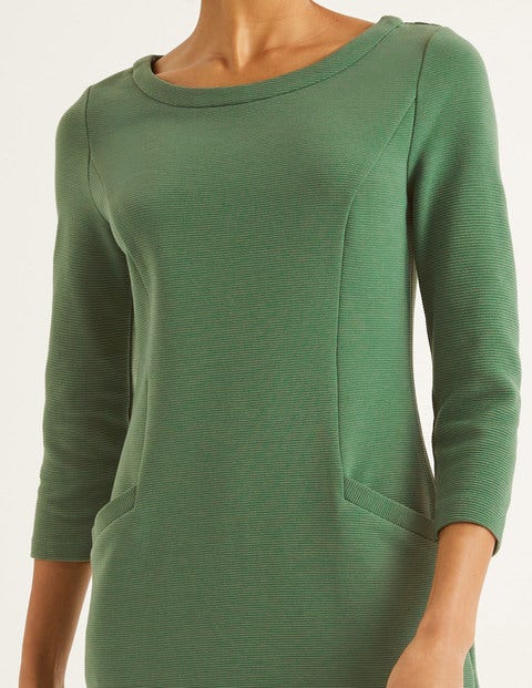 Jasmine Ottoman Dress - Broad Bean Jasmine Ottoman Dress - Broad Bean