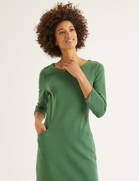 Jasmine Ottoman Dress - Broad Bean Jasmine Ottoman Dress - Broad Bean