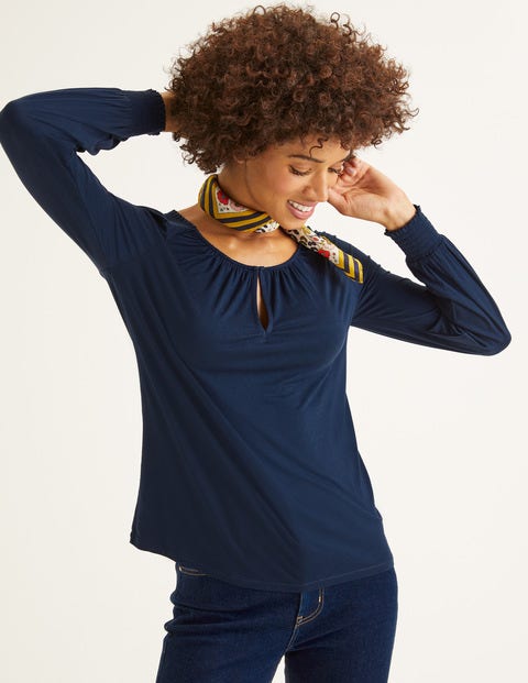 Vicky Jersey Top - Navy Vicky Jersey Top - Navy