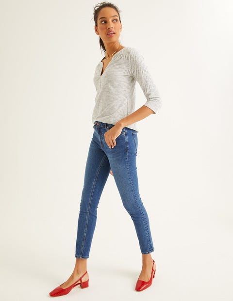 The Cotton Notch Tee - Ivory/Navy The Cotton Notch Tee - Ivory/Navy