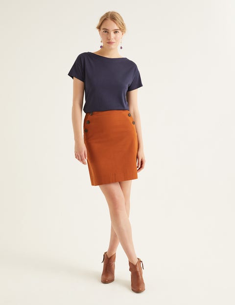 Supersoft Slash Neck Tee - Navy Supersoft Slash Neck Tee - Navy
