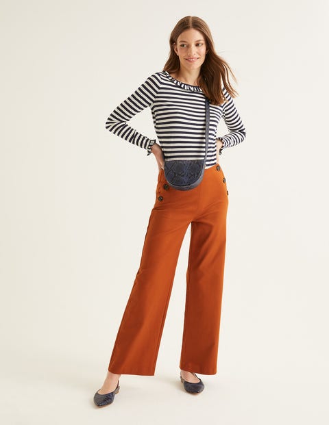 Top Olive En Jersey - Ivoire/bleu marine Top Olive En Jersey - Ivoire/bleu marine