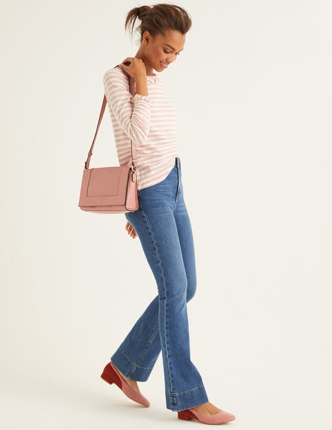 Olive Jersey Top - Ivory/Chalky Pink Olive Jersey Top - Ivory/Chalky Pink