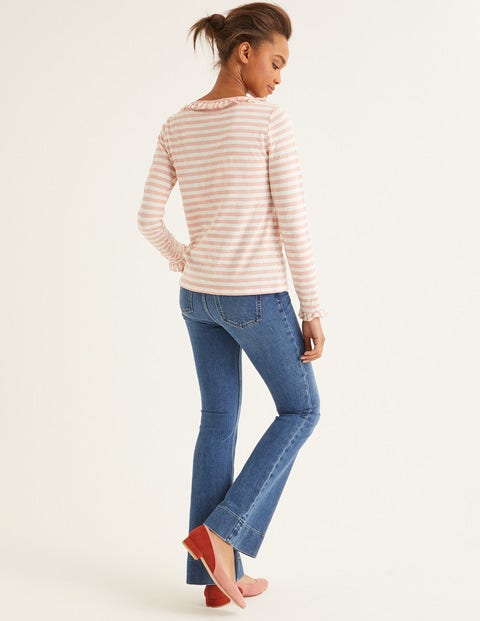 Olive Jersey Top - Ivory/Chalky Pink Olive Jersey Top - Ivory/Chalky Pink