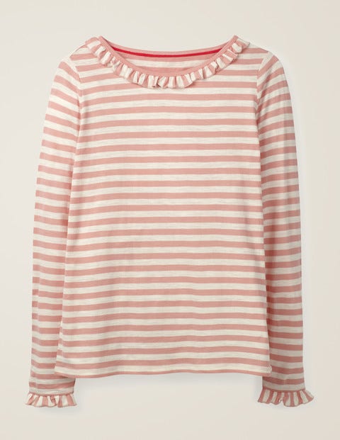 Olive Jersey Top - Ivory/Chalky Pink Olive Jersey Top - Ivory/Chalky Pink