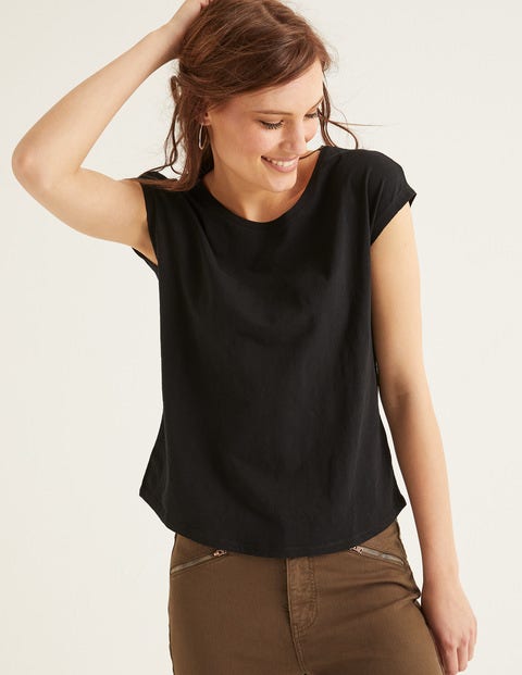 The Cotton Tee - Black The Cotton Tee - Black