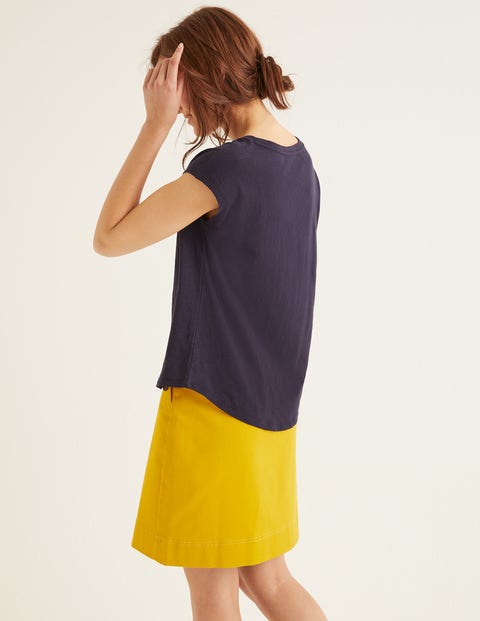 The Cotton Tee - Navy The Cotton Tee - Navy
