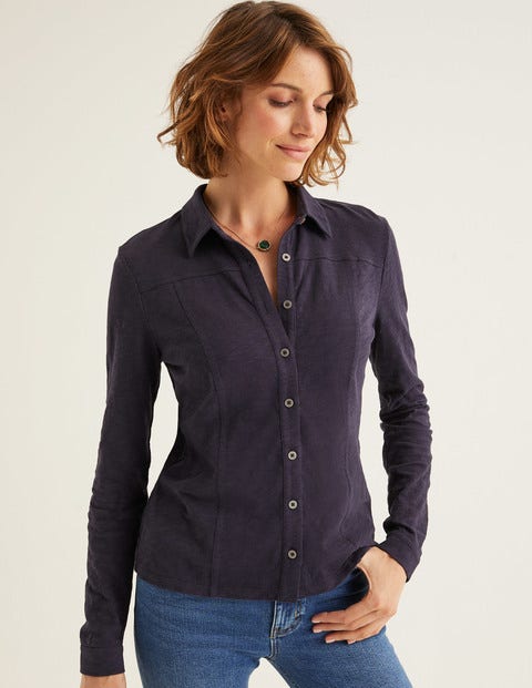 Tara Jersey Shirt - Navy Tara Jersey Shirt - Navy