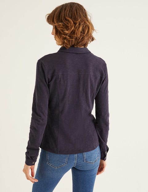 Tara Jersey Shirt - Navy Tara Jersey Shirt - Navy
