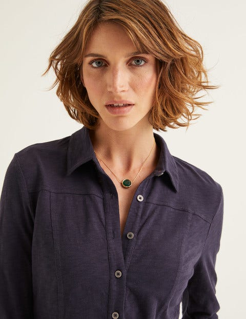 Tara Jersey Shirt - Navy Tara Jersey Shirt - Navy