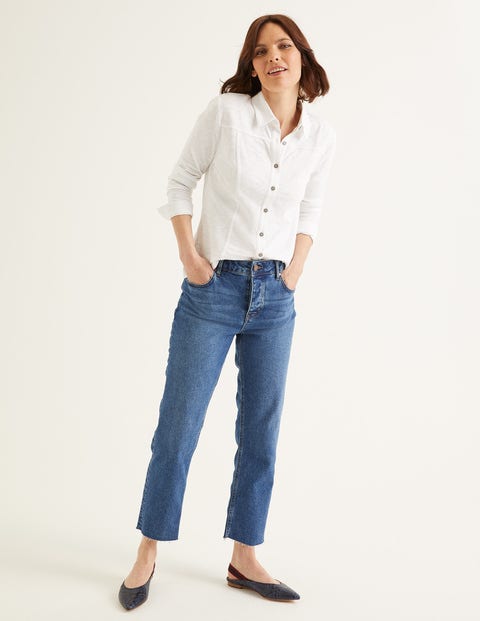 Tara Jersey Shirt - White Tara Jersey Shirt - White