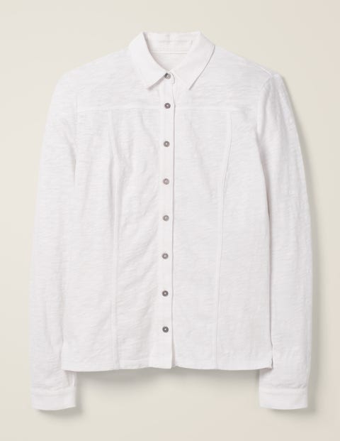 Tara Jersey Shirt - White Tara Jersey Shirt - White