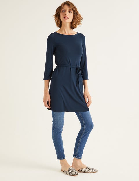 Amy Jersey Tunic - Navy | Boden US