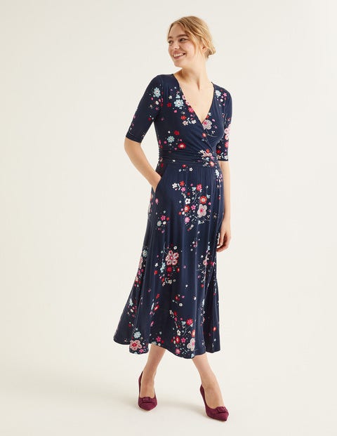 Carrie Jersey Midi Dress - Navy, Daydream Carrie Jersey Midi Dress - Navy, Daydream