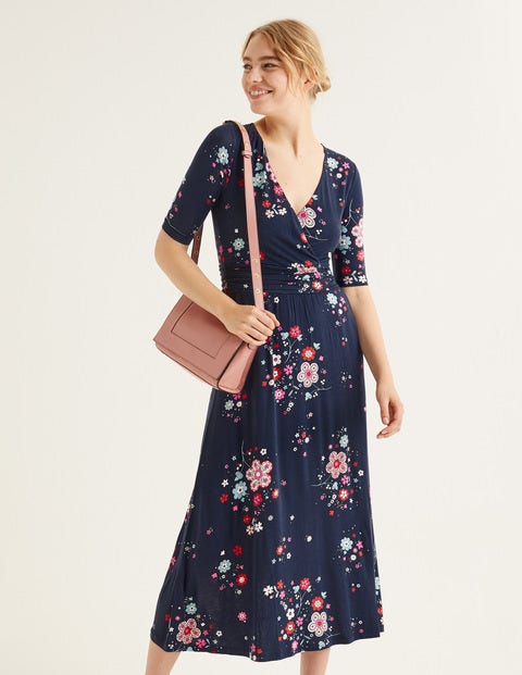 Carrie Jersey Midi Dress - Navy, Daydream Carrie Jersey Midi Dress - Navy, Daydream
