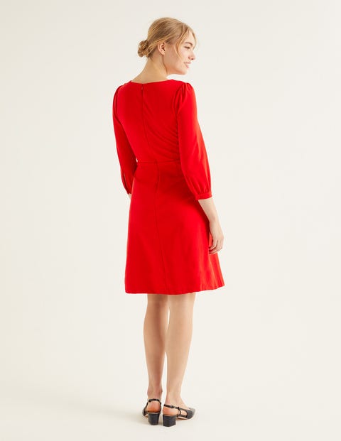 Alexandra Ponte Dress - Post Box Red Alexandra Ponte Dress - Post Box Red
