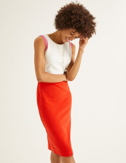 Celia Ottoman Dress - Post Box Red/Party Pink Celia Ottoman Dress - Post Box Red/Party Pink