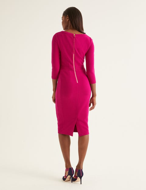Robe Leah en ottoman - Prune éclatant Robe Leah en ottoman - Prune éclatant