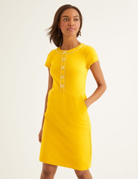 Gracie Ponte Dress - Saffron Gracie Ponte Dress - Saffron