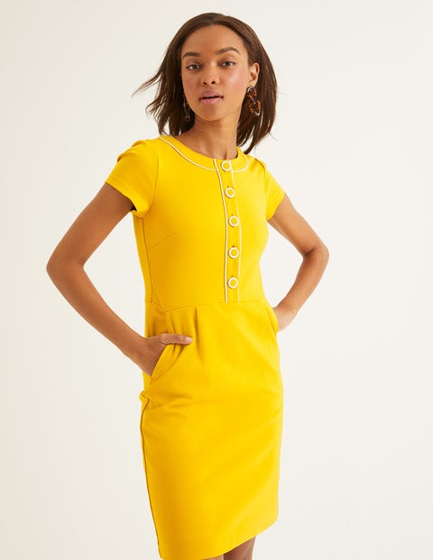 Gracie Ponte Dress - Saffron Gracie Ponte Dress - Saffron