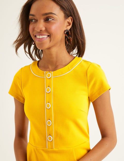 Gracie Ponte Dress - Saffron Gracie Ponte Dress - Saffron