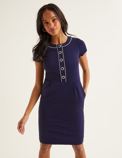 Gracie Ponte Dress - Navy Gracie Ponte Dress - Navy