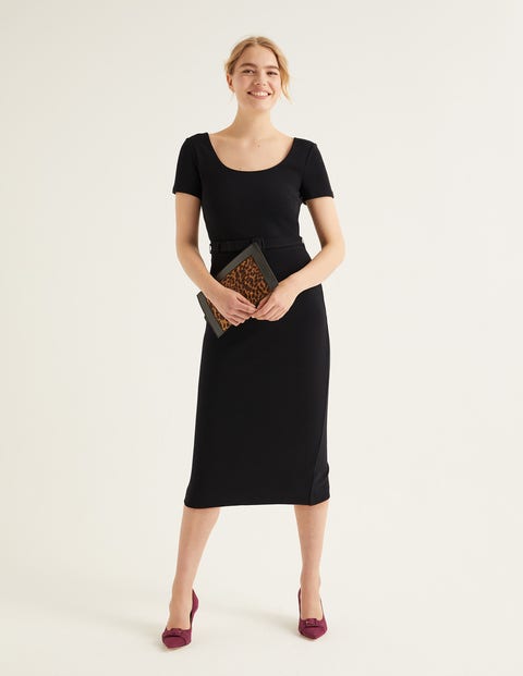 Tilly Ottoman Dress - Black Tilly Ottoman Dress - Black