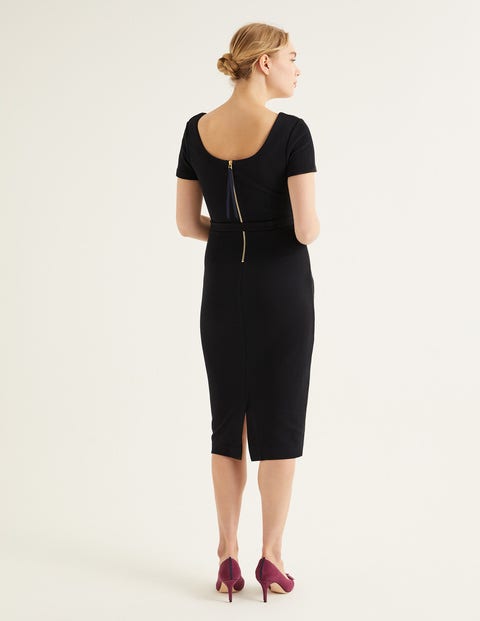 Tilly Ottoman Dress - Black Tilly Ottoman Dress - Black