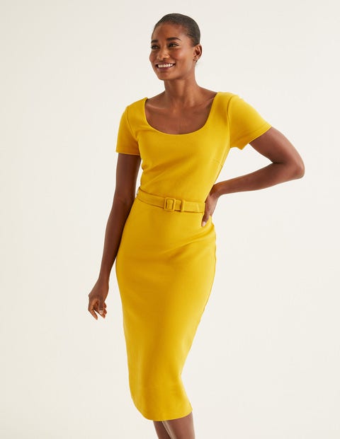 Tilly Ottoman Dress - Saffron Tilly Ottoman Dress - Saffron