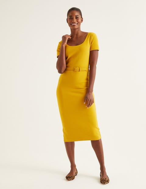 Tilly Ottoman Dress - Saffron Tilly Ottoman Dress - Saffron