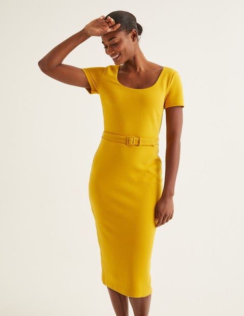 Tilly Ottoman Dress - Saffron Tilly Ottoman Dress - Saffron