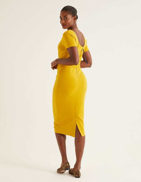Tilly Ottoman Dress - Saffron Tilly Ottoman Dress - Saffron
