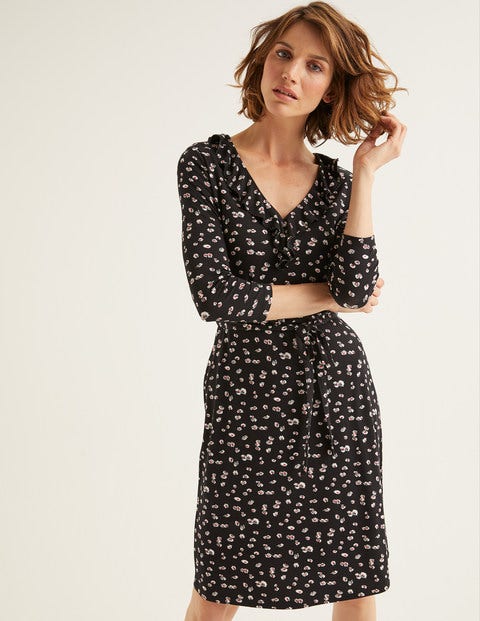Logan Jersey Dress - Black, Painted Daisy Logan Jersey Dress - Black, Painted Daisy