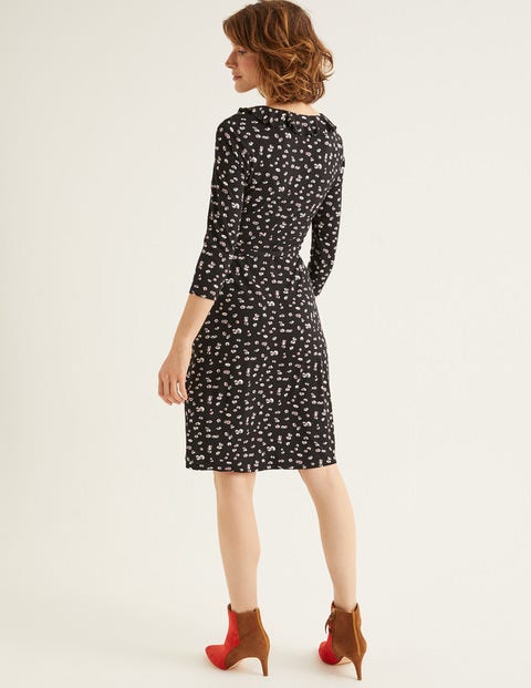 Logan Jersey Dress - Black, Painted Daisy Logan Jersey Dress - Black, Painted Daisy