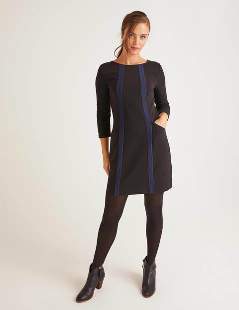 Anita Ottoman Tunic - Black/Navy Anita Ottoman Tunic - Black/Navy