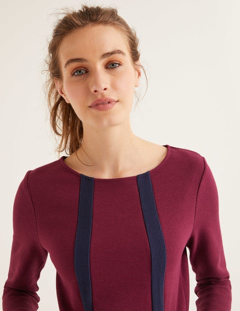 Anita Ottoman Tunic - Ruby Ring/Navy Anita Ottoman Tunic - Ruby Ring/Navy