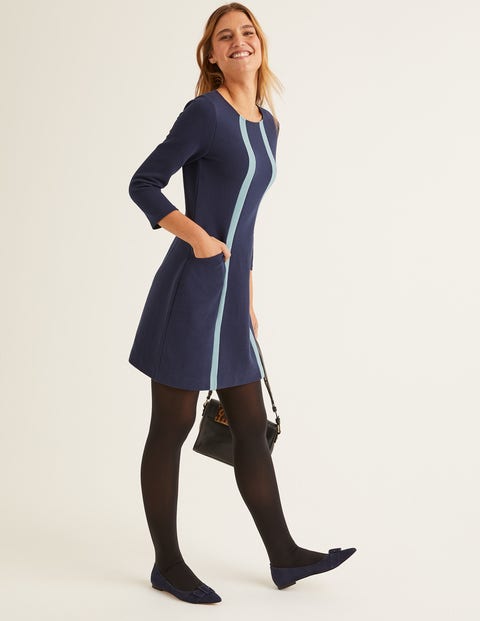 Anita Ottoman Tunic - Navy/Heritage Blue Anita Ottoman Tunic - Navy/Heritage Blue