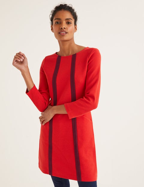 Anita Ottoman Tunic - Post Box Red/ Ruby Ring Anita Ottoman Tunic - Post Box Red/ Ruby Ring