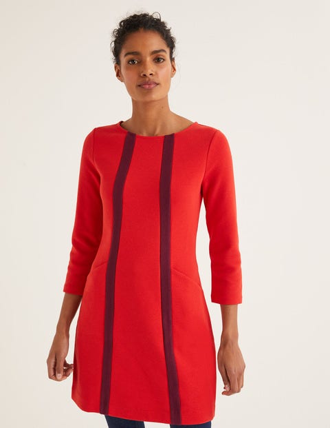 Anita Ottoman Tunic - Post Box Red/ Ruby Ring Anita Ottoman Tunic - Post Box Red/ Ruby Ring