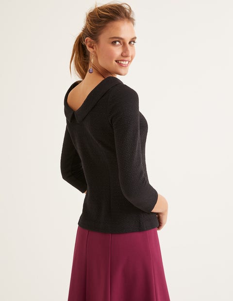Bessie Jacquard Oberteil - Schwarz, Jacquard Bessie Jacquard Oberteil - Schwarz, Jacquard
