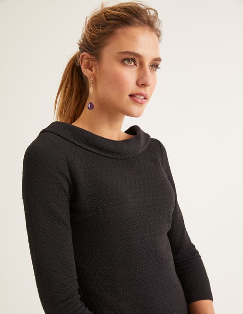 Bessie Jacquard Oberteil - Schwarz, Jacquard Bessie Jacquard Oberteil - Schwarz, Jacquard