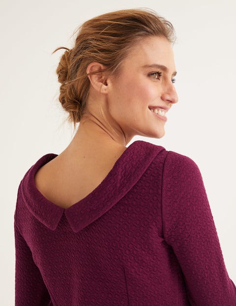 Bessie Jacquard Top - Ruby Ring Jacquard Bessie Jacquard Top - Ruby Ring Jacquard