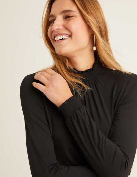 Connie Jersey Top - Black Connie Jersey Top - Black