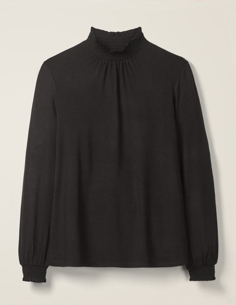 Connie Jersey Top - Black Connie Jersey Top - Black