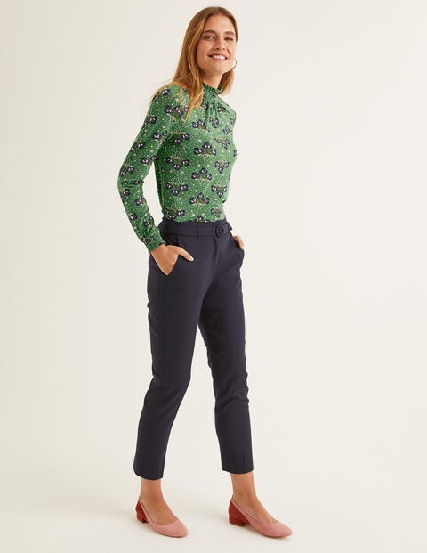 Connie Jersey Top - Broad Bean, Star Bouquet Connie Jersey Top - Broad Bean, Star Bouquet